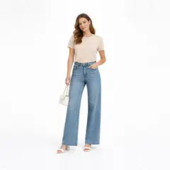 COTTON'S JEANS - JEAN WIDE LEG PARA MUJER COTTONS JEANS ALIA