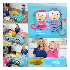 GENERICO - Carrito Bestway 93535 Centro Actividades Fisher Price Incluye 25 Pelotas