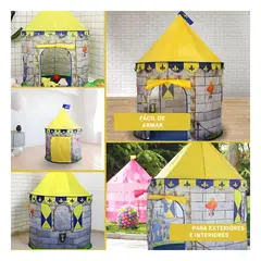 GENERICO - Carpa Infantil MG-801 105x135 CM Plegable de Amarillo