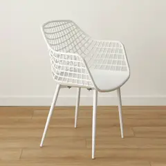 GENERICO - Silla de comedor Moderna Blanco