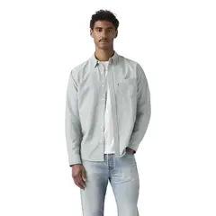 LEVIS - Camisa Hombre Classic 1 Pkt Standard Verde