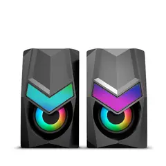 MICRONICS - Parlante para PC LED RGB Negro Avanty MIC S321