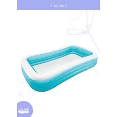 INTEX - Piscina Inflable Familiar de 305x183x56cm rectangular grande