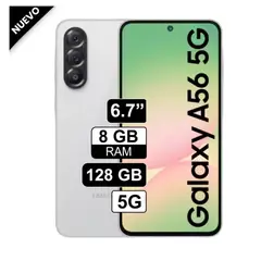 SAMSUNG - GALAXY A56 5G 256GB 12GB RAM - AWESOME LIGHTGRAY GRIS