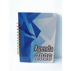 GENERICO - Agenda azul A5 atemporal 2026