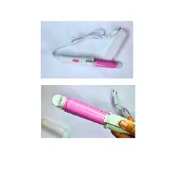 GENERICO - RIZADOR DE PELO 2 EN 1- ROSADO