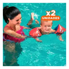 GENERICO - Pack2 Manguitos de Seguridad Modernos de 23x15cm de Multicolor Y+Regalo Sticker