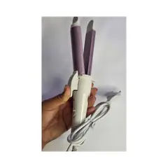 GENERICO - RIZADOR DE PELO 2 EN 1- MORADO