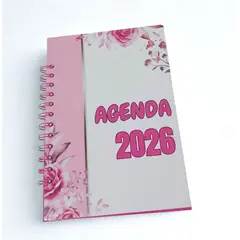 GENERICO - Agenda Rosada A5 atemporal 2026