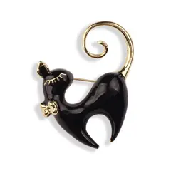 KAST PE - Broche Pin de gato Kat - Negro
