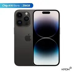 APPLE - Celular iPhone 14 Pro 256GB Negro Espacial eSIM Seminuevo Grado A