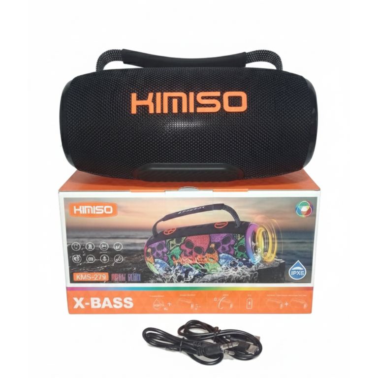PARLANTE KIMISO KMS-279 NEGRO BLUETOOTH RADIO