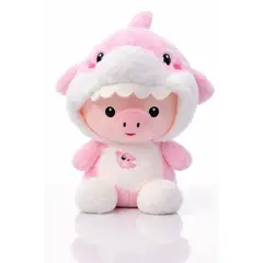 GENERICO - Peluche Infantil 30 cm con Disfraz de Tiburón – Suave, Tierno y Perfecto para Regalo