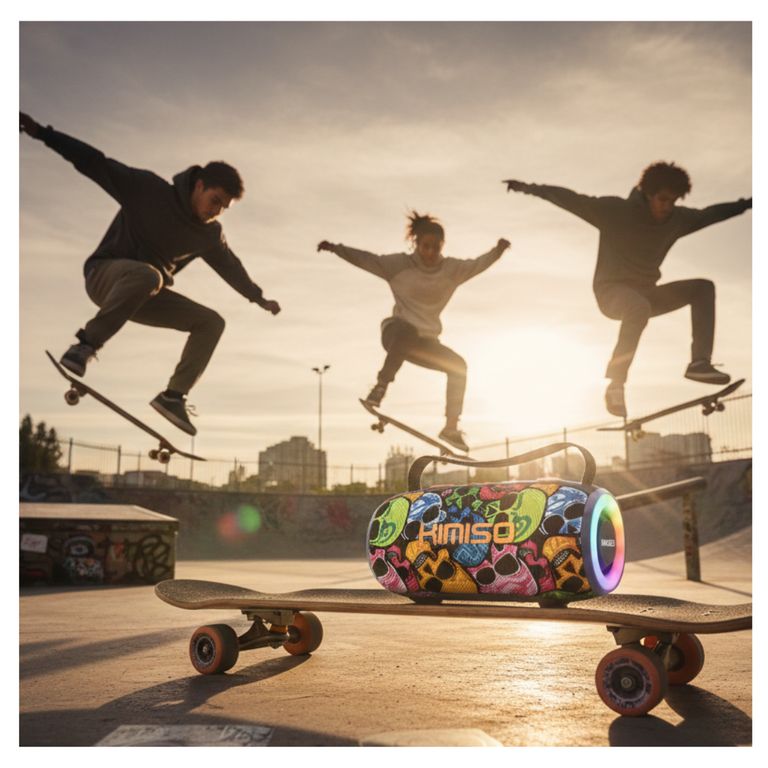 PARLANTE KIMISO KMS-279 GRAFITI BLUETOOTH