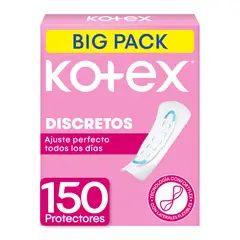 GENERICO - Protectores Diarios Kotex Ultradelgado Flexible x150 UN
