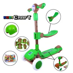 GENERICO - SCOOTER DE NIÑOS CRAFT - VERDE MARRON