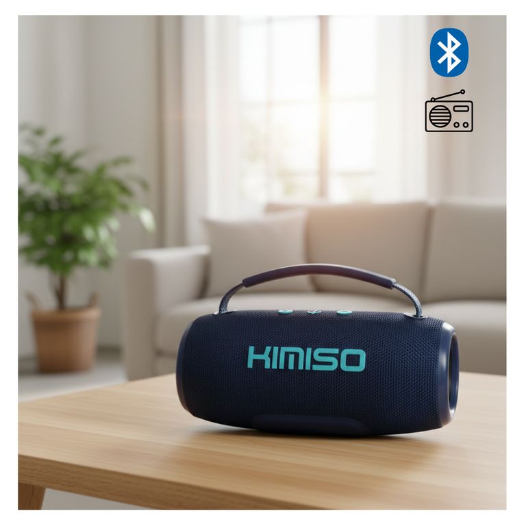 PARLANTE KIMISO KMS-279 AZUL BLUETOOTH