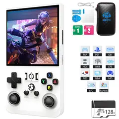 OEM - Consola R36 Max Portatil 128GB 3500mAh Blanco