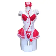 GENERICO - DISFRAZ DE ENFERMERA LENCERIA SEXY PORTALIGAS