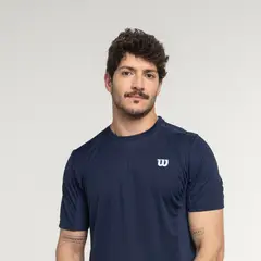 WILSON - Polo Core SS Tee Azul Hombre