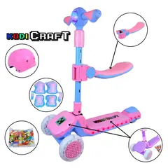 GENERICO - SCOOTER DE NIÑOS CRAFT - CELESTE ROSADO