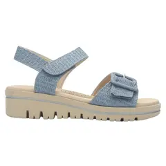 CHALADA - Sandalia Mujer Azul Casual Bera-1