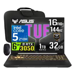 ASUS - Laptop Tuf Gaming F16 Core 5 32gb Ram 1tb Ssd Nvidia RTX 3050 16 FHD+ 144hz