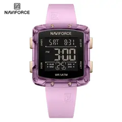 NAVIFORCE - Reloj NF7121 Digital Correa Silicona Para dama