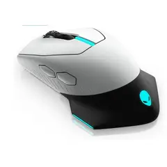 ALIENWARE - Mouse Gaming Inalámbrico AW610M Cableado RGB Blanco