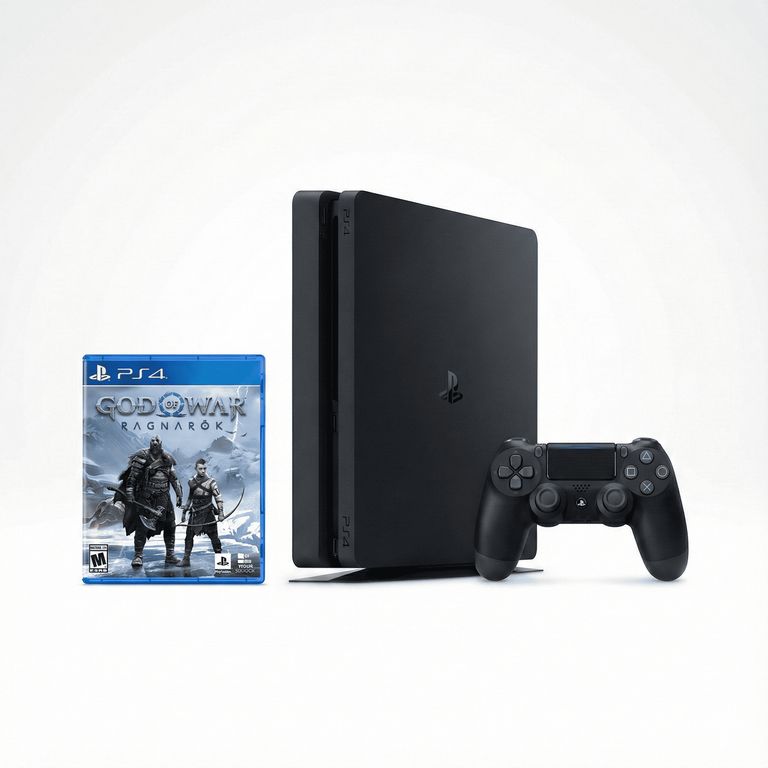 Consola PS4 Slim 1TB Negro + God of War RAGNAROK Reacondicionada