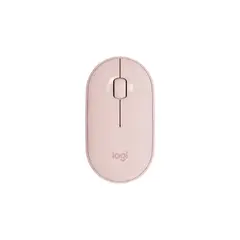 LOGITECH - Mouse Inalámbrico M350 Pebble Bluetooth Rosa