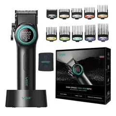 OEM - Cortadora de Pelo Profesional VGR V-001 Metálica 9000 RPM Máquina de Barbería Clipper