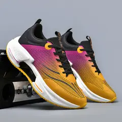 DANWEILE - Zapatilla Running Superficie de malla Hombre alumno-Oro rosa