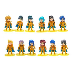 GENERICO - Caballeros Zodiaco Set 12 Figuras Dorados Saint Seiya