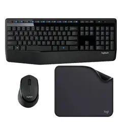 LOGITECH - COMBO MK345+PAD MOUSE 200X230 NEGRO