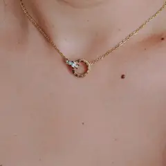 GENERICO - Collar para mujer de acero inoxidable Noemi