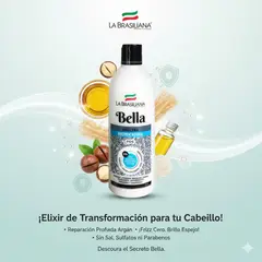 GENERICO - MÁSCARA CAPILAR LA BRASILIANA 500ML BELLA RECTIFICADORA