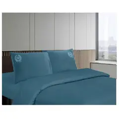 GOLDSUN - JUEGO DE SÁBANAS COLOR ENTERO DE 2 PLAZAS