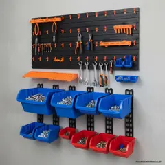 SHEEPBUSTER - Super ComboPack Organizador de Pared Set de Ganchos + Set de Bandejas