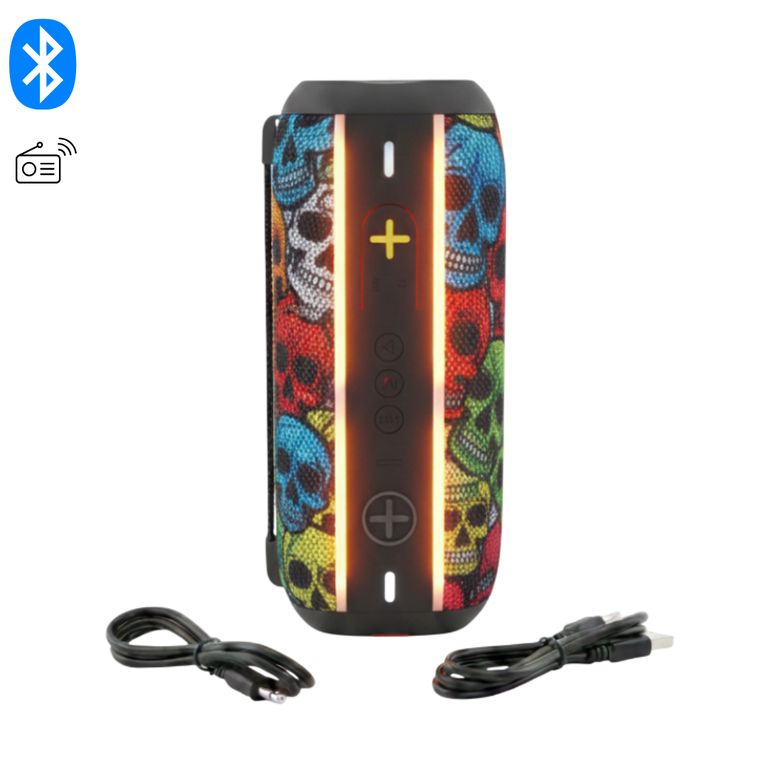 PARLANTE KMS-263 GRAFITI BLUETOOTH PORTÁTIL 10W