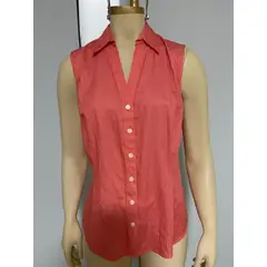 GENERICO - Blusa a Rayas Color Coral