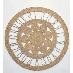 ZALMOHADAS - Alfombra Redonda “Ritmo Terrenal” 120cm