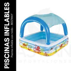GENERICO - Piscina inflable con toldo - BESTWAY