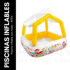 GENERICO - Piscina inflable con toldo - INTEX