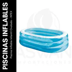 GENERICO - Piscina Inflable Infantil Ovalada - INTEX