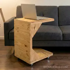 GENERICO - Mesa Porta Laptop Aurelio de Palets reciclados