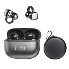 LENOVO - Audífonos Clip Plus RS119 TWS Bluetooth 6.0 - Negro y estuche