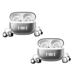 LENOVO - Set 2 De Audífonos Clip Plus RS119 TWS Bluetooth 6.0 - Blanco