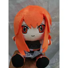 GENERICO - Peluche Anime cantante Adachi Rei peluche dibujos animados kasane teto pelo naranja lindo 20cm