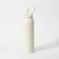 GENERICO - Termo tomatodo Asa Imantada tipo MagSafe BEIGE acero inoxidable 900 ml